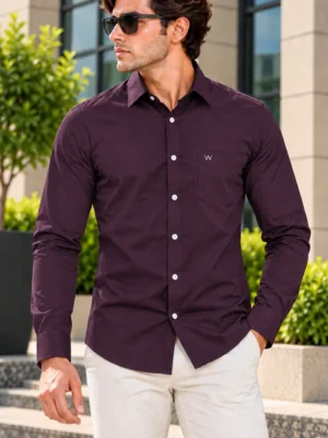 locust-wine-cotton-satin-shirt